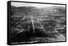 Durango, Colorado - Panoramic View from Smelter Hill-Lantern Press-Framed Stretched Canvas