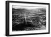 Durango, Colorado - Panoramic View from Smelter Hill-Lantern Press-Framed Art Print