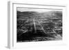 Durango, Colorado - Panoramic View from Smelter Hill-Lantern Press-Framed Art Print