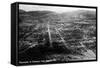 Durango, Colorado - Panoramic View from Smelter Hill-Lantern Press-Framed Stretched Canvas