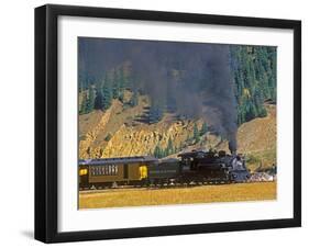 Durango, Silverton Train, Colorado, USA-Chuck Haney-Framed Photographic Print