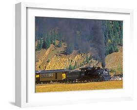 Durango, Silverton Train, Colorado, USA-Chuck Haney-Framed Photographic Print