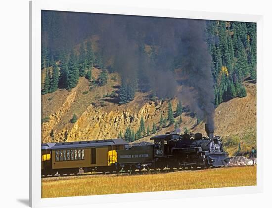 Durango, Silverton Train, Colorado, USA-Chuck Haney-Framed Photographic Print