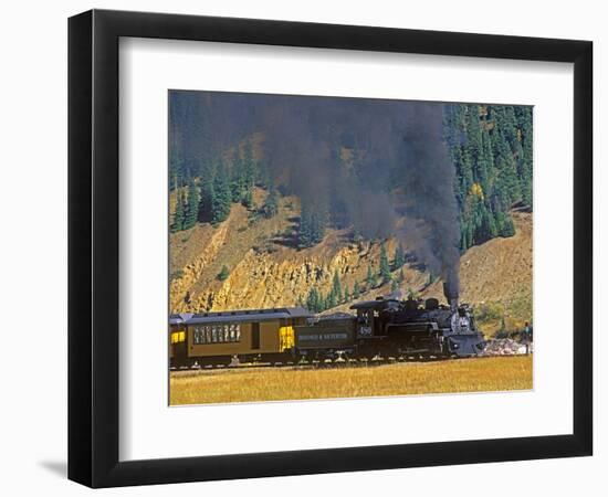 Durango, Silverton Train, Colorado, USA-Chuck Haney-Framed Photographic Print