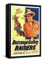 Durango Valley Raiders, Bob Steele, 1938-null-Framed Stretched Canvas