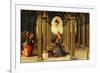 Durante Altarpiece: Predella with the Annunciation-Pietro Perugino-Framed Giclee Print