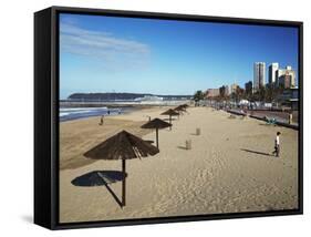 Durban Beachfront, Kwazulu-Natal, South Africa, Africa-Ian Trower-Framed Stretched Canvas