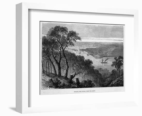 Durban (Port Natal) Viewed from the Bluff-null-Framed Art Print