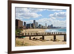 Durban's Beach-Checco-Framed Photographic Print