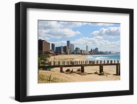 Durban's Beach-Checco-Framed Photographic Print