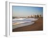 Durban Skyline and Beachfront, Kwazulu-Natal, South Africa-Ian Trower-Framed Photographic Print