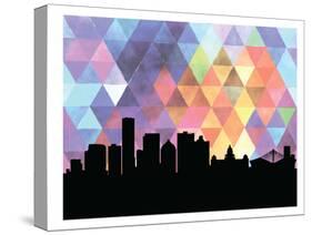 Durban Triangle-Paperfinch 0-Stretched Canvas