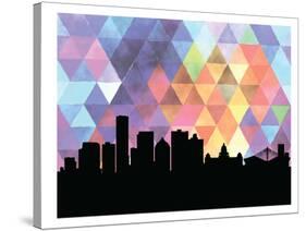 Durban Triangle-Paperfinch 0-Stretched Canvas