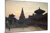 Durbar Square at Dawn, Bhaktapur, UNESCO World Heritage Site, Kathmandu Valley, Nepal, Asia-Ian Trower-Mounted Photographic Print