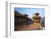 Durbar Square at Dawn, Bhaktapur, UNESCO World Heritage Site, Kathmandu Valley, Nepal, Asia-Ian Trower-Framed Photographic Print