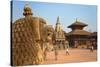 Durbar Square, Bhaktapur, UNESCO World Heritage Site, Kathmandu Valley, Nepal, Asia-Ian Trower-Stretched Canvas