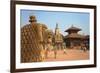 Durbar Square, Bhaktapur, UNESCO World Heritage Site, Kathmandu Valley, Nepal, Asia-Ian Trower-Framed Photographic Print