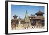 Durbar Square, Bhaktapur, UNESCO World Heritage Site, Kathmandu Valley, Nepal, Asia-Ian Trower-Framed Photographic Print