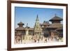 Durbar Square, Bhaktapur, UNESCO World Heritage Site, Kathmandu Valley, Nepal, Asia-Ian Trower-Framed Photographic Print