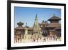 Durbar Square, Bhaktapur, UNESCO World Heritage Site, Kathmandu Valley, Nepal, Asia-Ian Trower-Framed Photographic Print