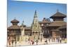 Durbar Square, Bhaktapur, UNESCO World Heritage Site, Kathmandu Valley, Nepal, Asia-Ian Trower-Mounted Photographic Print