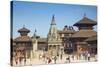 Durbar Square, Bhaktapur, UNESCO World Heritage Site, Kathmandu Valley, Nepal, Asia-Ian Trower-Stretched Canvas