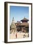 Durbar Square, Bhaktapur, UNESCO World Heritage Site, Kathmandu Valley, Nepal, Asia-Ian Trower-Framed Photographic Print