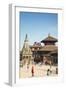 Durbar Square, Bhaktapur, UNESCO World Heritage Site, Kathmandu Valley, Nepal, Asia-Ian Trower-Framed Photographic Print