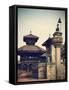 Durbar Square, Bhaktapur (UNESCO World Heritage Site), Kathmandu Valley, Nepal-Ian Trower-Framed Stretched Canvas