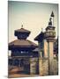 Durbar Square, Bhaktapur (UNESCO World Heritage Site), Kathmandu Valley, Nepal-Ian Trower-Mounted Photographic Print