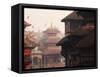 Durbar Square, Kathmandu, Nepal, Asia-Mark Chivers-Framed Stretched Canvas