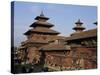 Durbar Square, Patan, Kathmandu Valley, Nepal, Asia-David Poole-Stretched Canvas