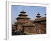 Durbar Square, Patan, Kathmandu Valley, Nepal, Asia-David Poole-Framed Photographic Print