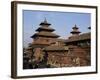 Durbar Square, Patan, Kathmandu Valley, Nepal, Asia-David Poole-Framed Photographic Print