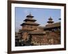 Durbar Square, Patan, Kathmandu Valley, Nepal, Asia-David Poole-Framed Photographic Print