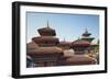 Durbar Square, UNESCO World Heritage Site, Kathmandu, Nepal, Asia-Ian Trower-Framed Photographic Print