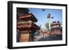 Durbar Square, UNESCO World Heritage Site, Kathmandu, Nepal, Asia-Ian Trower-Framed Photographic Print