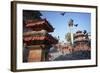 Durbar Square, UNESCO World Heritage Site, Kathmandu, Nepal, Asia-Ian Trower-Framed Photographic Print