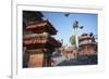 Durbar Square, UNESCO World Heritage Site, Kathmandu, Nepal, Asia-Ian Trower-Framed Photographic Print