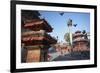 Durbar Square, UNESCO World Heritage Site, Kathmandu, Nepal, Asia-Ian Trower-Framed Photographic Print