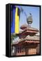 Durbar Square, UNESCO World Heritage Site, Kathmandu, Nepal, Asia-Ian Trower-Framed Stretched Canvas