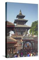 Durbar Square, UNESCO World Heritage Site, Kathmandu, Nepal, Asia-Ian Trower-Stretched Canvas