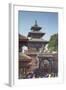 Durbar Square, UNESCO World Heritage Site, Kathmandu, Nepal, Asia-Ian Trower-Framed Photographic Print