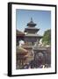 Durbar Square, UNESCO World Heritage Site, Kathmandu, Nepal, Asia-Ian Trower-Framed Photographic Print