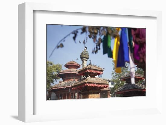 Durbar Square, UNESCO World Heritage Site, Kathmandu, Nepal, Asia-Ian Trower-Framed Photographic Print