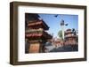 Durbar Square, UNESCO World Heritage Site, Kathmandu, Nepal, Asia-Ian Trower-Framed Photographic Print