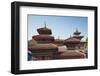 Durbar Square, UNESCO World Heritage Site, Kathmandu, Nepal, Asia-Ian Trower-Framed Premium Photographic Print
