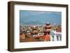 Durbar Square with Swayambhu in the Background-flocu-Framed Photographic Print