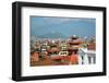 Durbar Square with Swayambhu in the Background-flocu-Framed Photographic Print