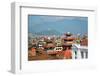 Durbar Square with Swayambhu in the Background-flocu-Framed Photographic Print